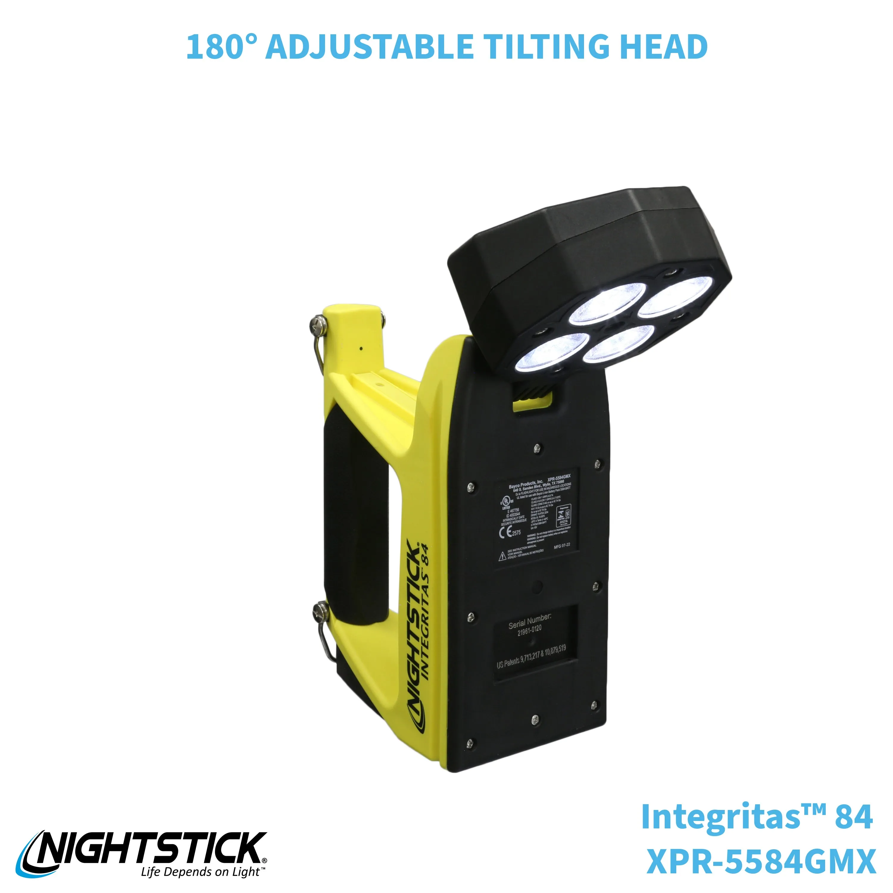 XPR-5584GMX: [Zone 0] INTEGRITAS™ 84 IS Rechargeable Lantern w/Magnetic Base
