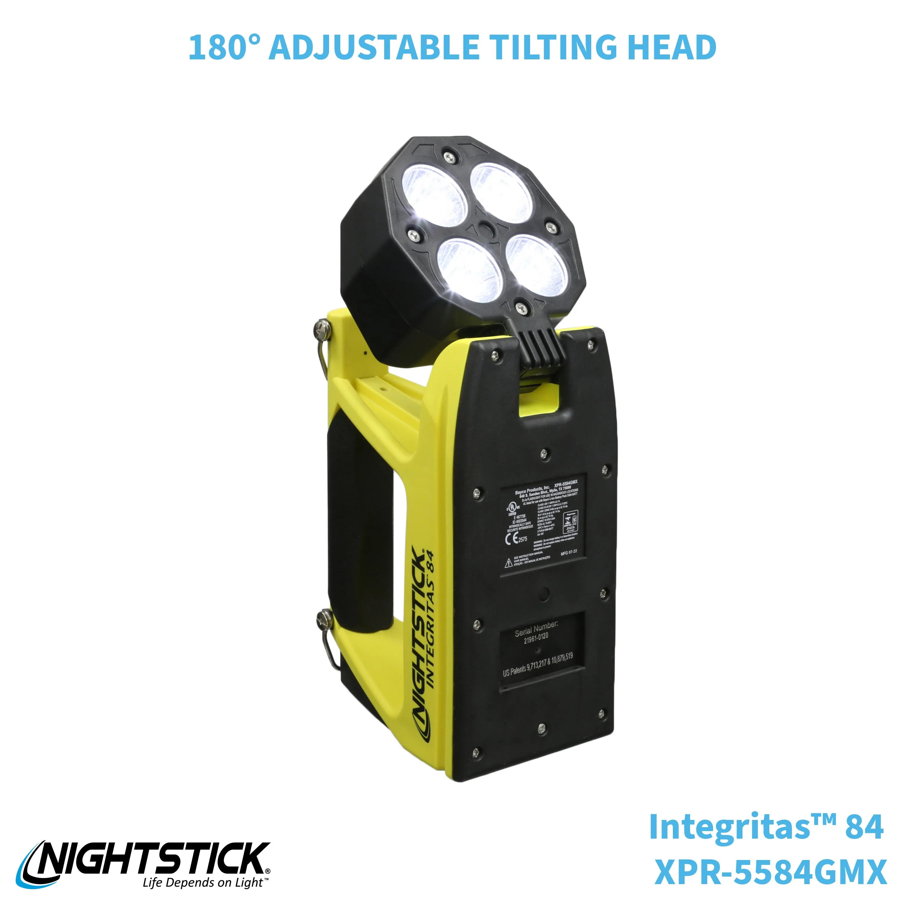 XPR-5584GMX: [Zone 0] INTEGRITAS™ 84 IS Rechargeable Lantern w/Magnetic Base