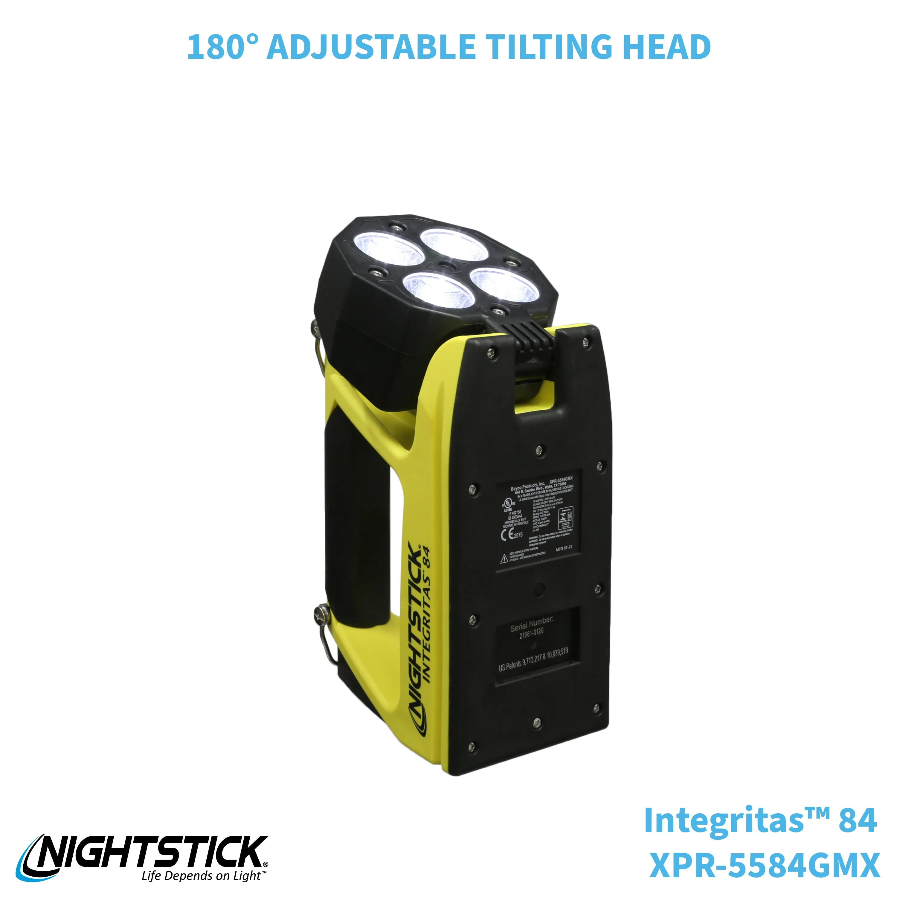 XPR-5584GMX: [Zone 0] INTEGRITAS™ 84 IS Rechargeable Lantern w/Magnetic Base