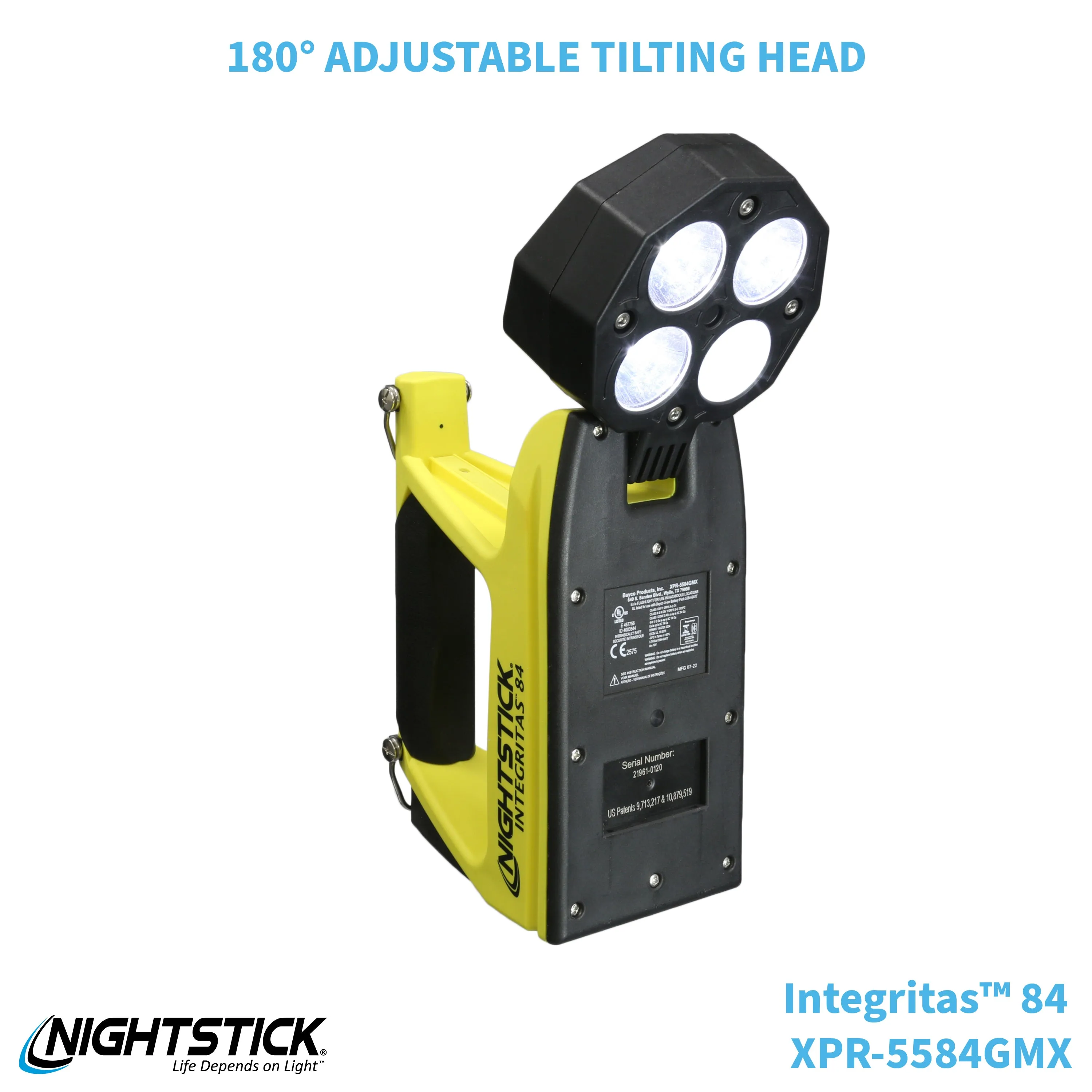 XPR-5584GMX: [Zone 0] INTEGRITAS™ 84 IS Rechargeable Lantern w/Magnetic Base