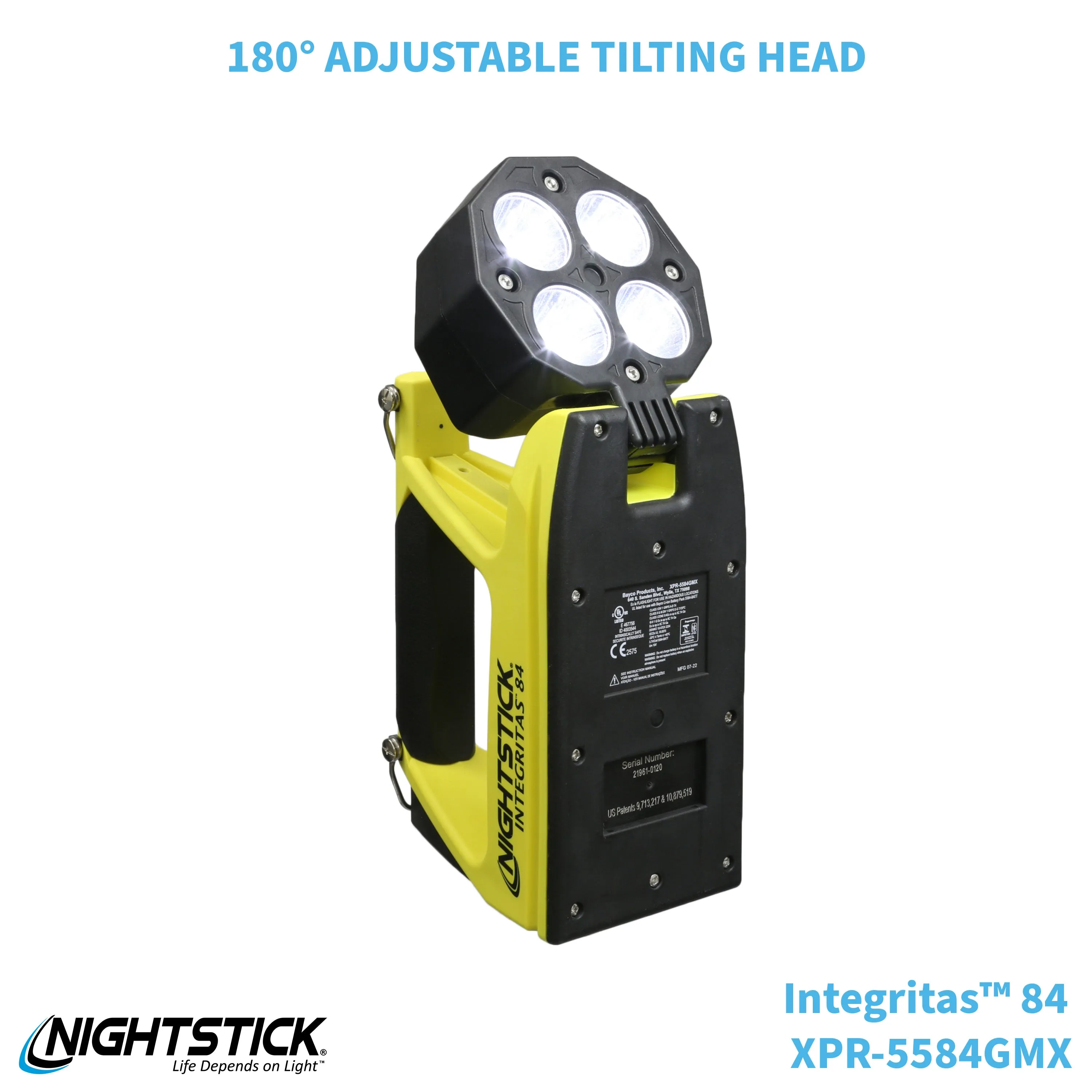 XPR-5584GMX: [Zone 0] INTEGRITAS™ 84 IS Rechargeable Lantern w/Magnetic Base