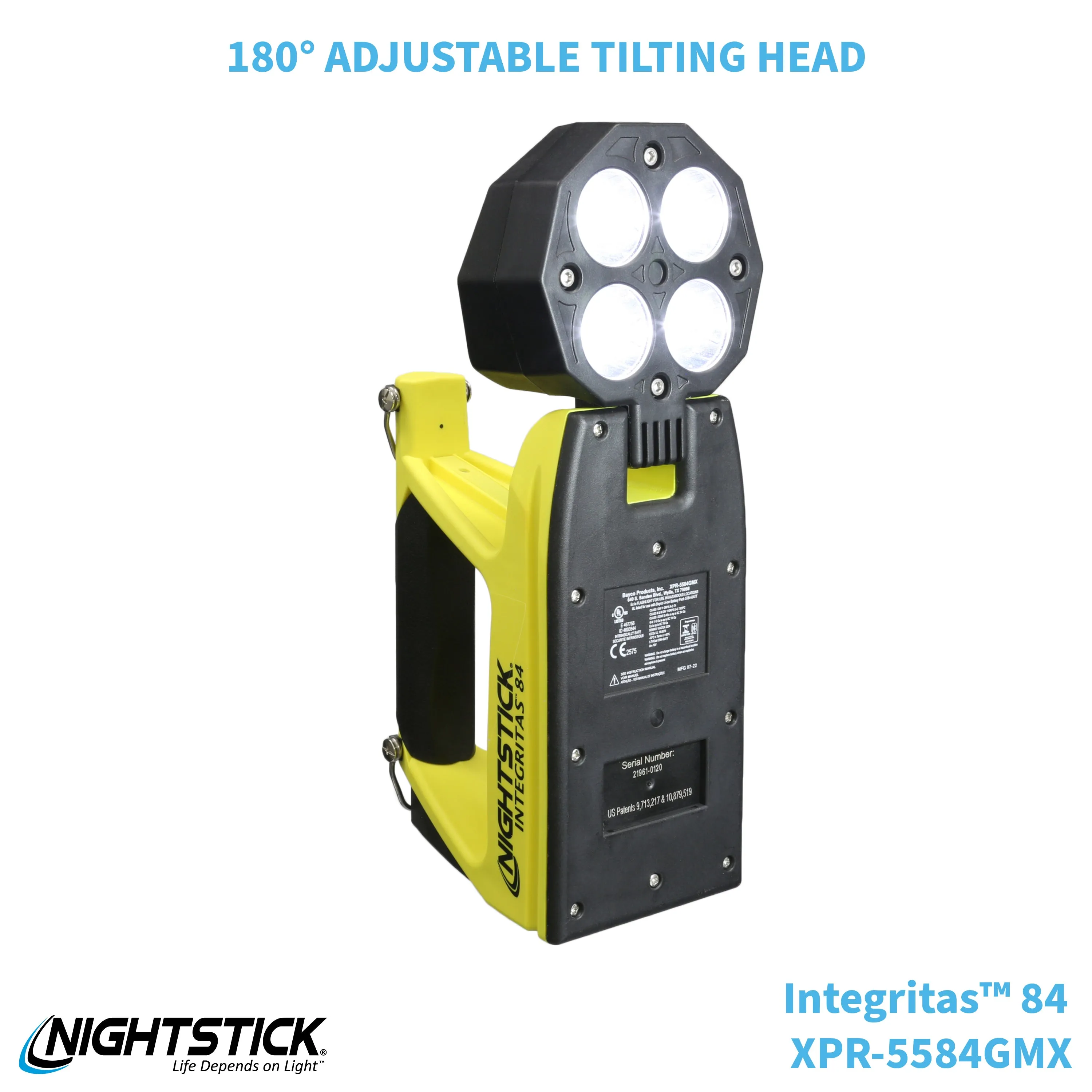 XPR-5584GMX: [Zone 0] INTEGRITAS™ 84 IS Rechargeable Lantern w/Magnetic Base
