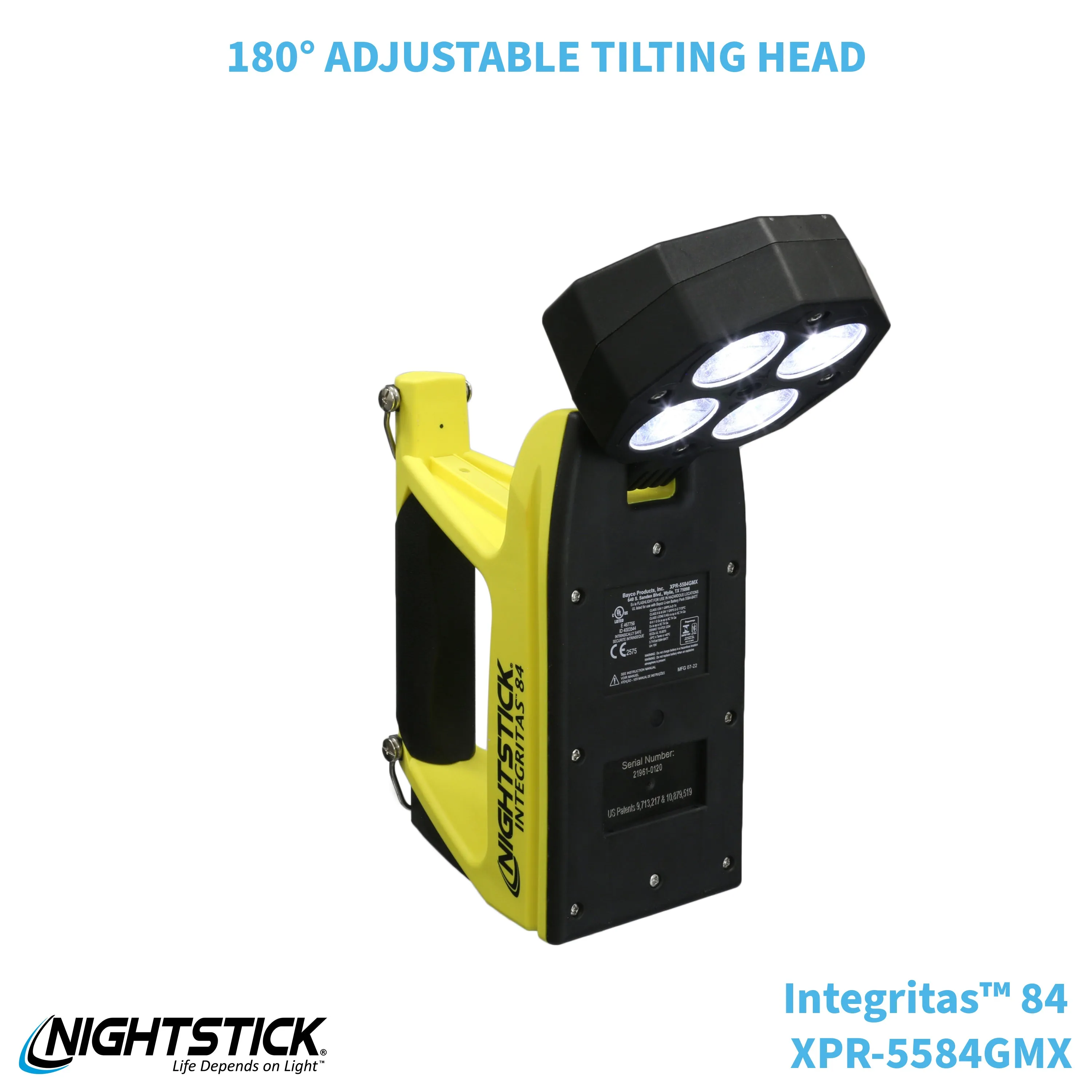 XPR-5584GMX: [Zone 0] INTEGRITAS™ 84 IS Rechargeable Lantern w/Magnetic Base